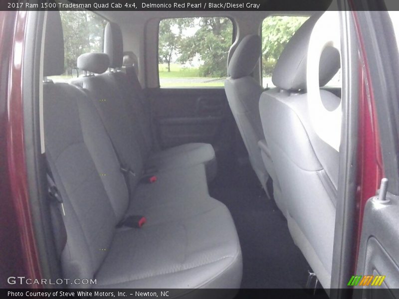 Delmonico Red Pearl / Black/Diesel Gray 2017 Ram 1500 Tradesman Quad Cab 4x4