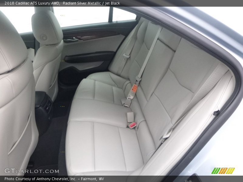 Radiant Silver Metallic / Jet Black 2018 Cadillac ATS Luxury AWD