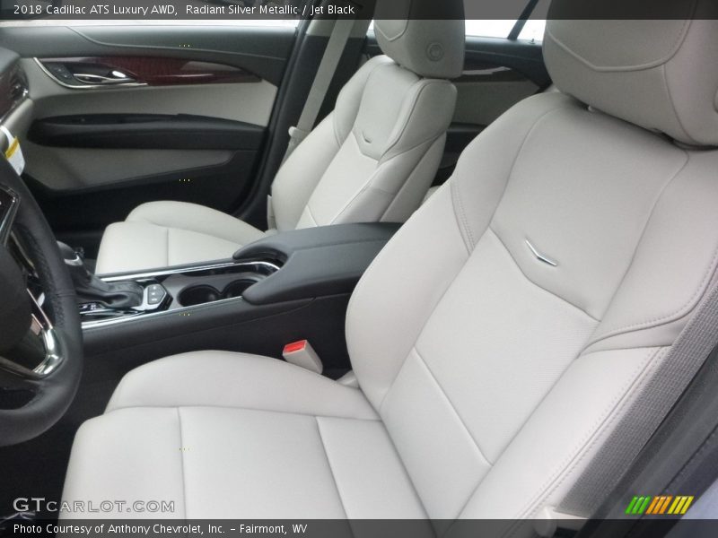 Radiant Silver Metallic / Jet Black 2018 Cadillac ATS Luxury AWD