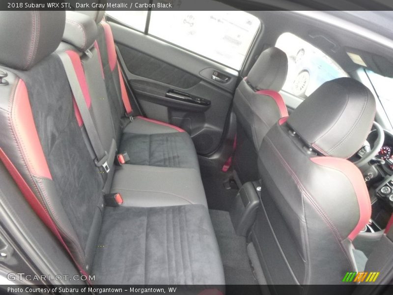 Rear Seat of 2018 WRX STI