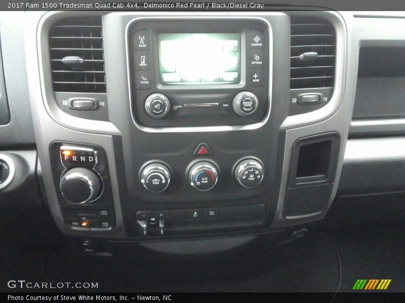 Delmonico Red Pearl / Black/Diesel Gray 2017 Ram 1500 Tradesman Quad Cab 4x4