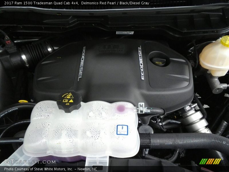 Delmonico Red Pearl / Black/Diesel Gray 2017 Ram 1500 Tradesman Quad Cab 4x4