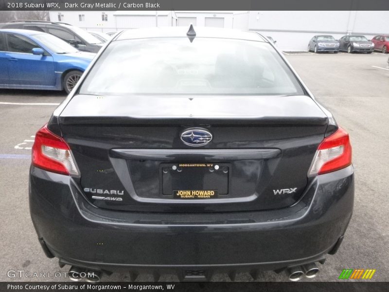 Dark Gray Metallic / Carbon Black 2018 Subaru WRX