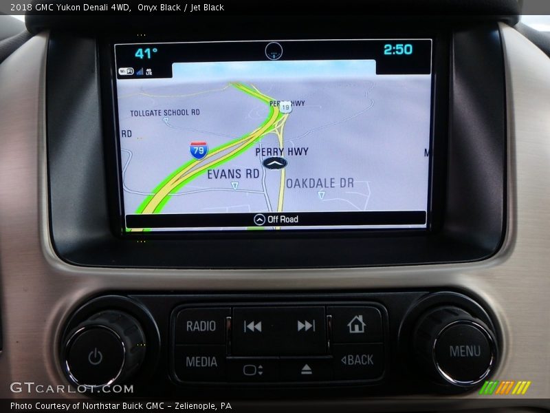 Navigation of 2018 Yukon Denali 4WD