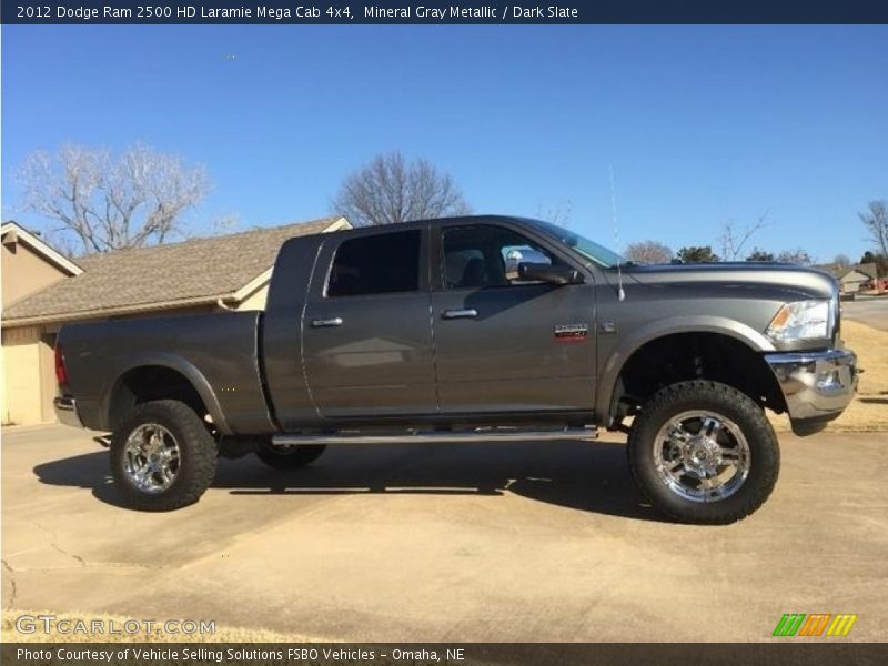 Mineral Gray Metallic / Dark Slate 2012 Dodge Ram 2500 HD Laramie Mega Cab 4x4