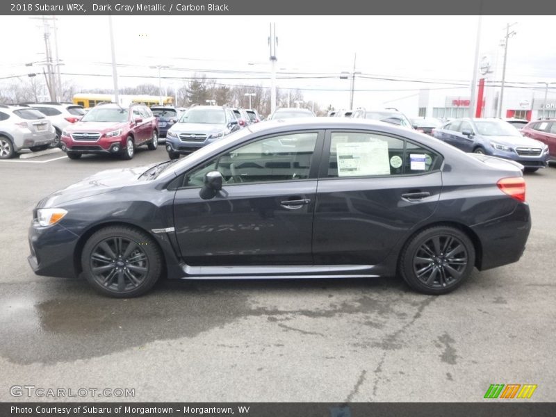 Dark Gray Metallic / Carbon Black 2018 Subaru WRX
