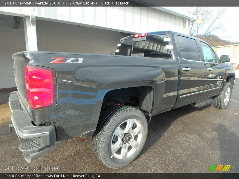 Black / Jet Black 2018 Chevrolet Silverado 2500HD LTZ Crew Cab 4x4