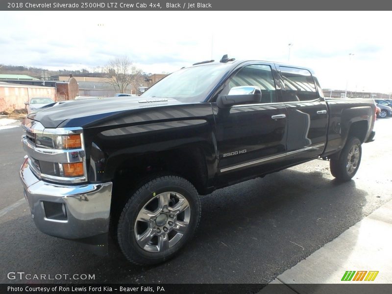 Black / Jet Black 2018 Chevrolet Silverado 2500HD LTZ Crew Cab 4x4