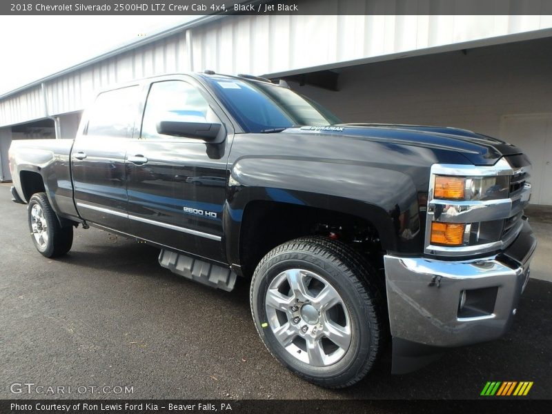 Black / Jet Black 2018 Chevrolet Silverado 2500HD LTZ Crew Cab 4x4
