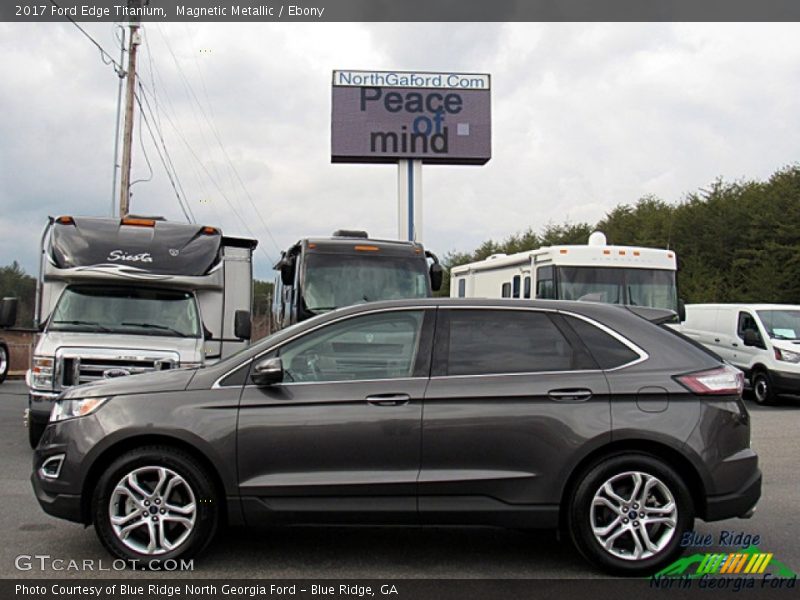 Magnetic Metallic / Ebony 2017 Ford Edge Titanium