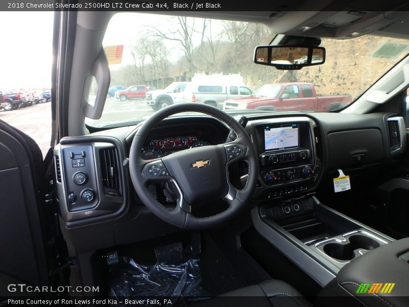 Black / Jet Black 2018 Chevrolet Silverado 2500HD LTZ Crew Cab 4x4