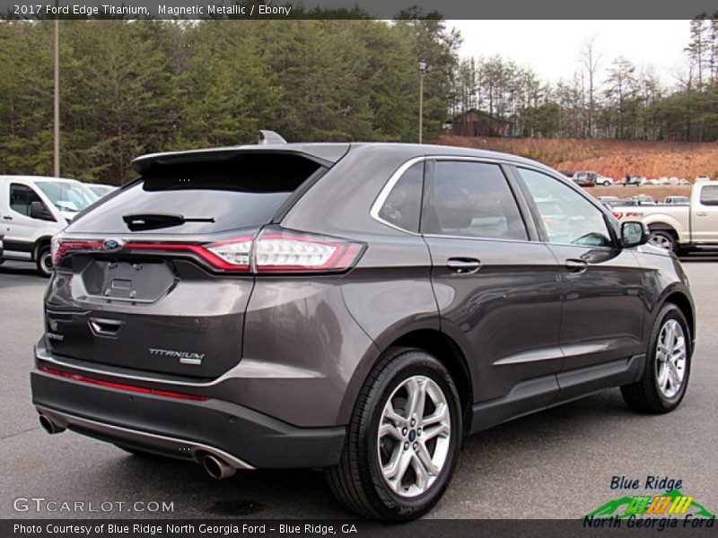 Magnetic Metallic / Ebony 2017 Ford Edge Titanium