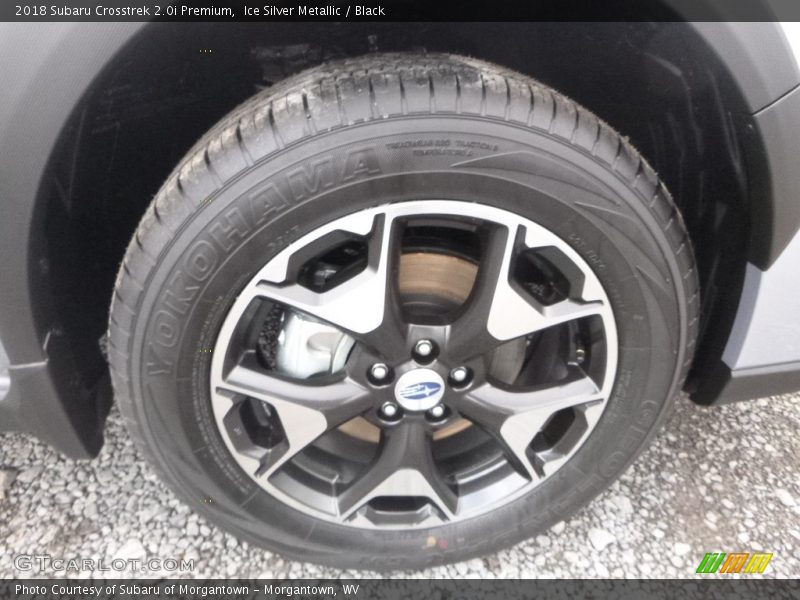 Ice Silver Metallic / Black 2018 Subaru Crosstrek 2.0i Premium