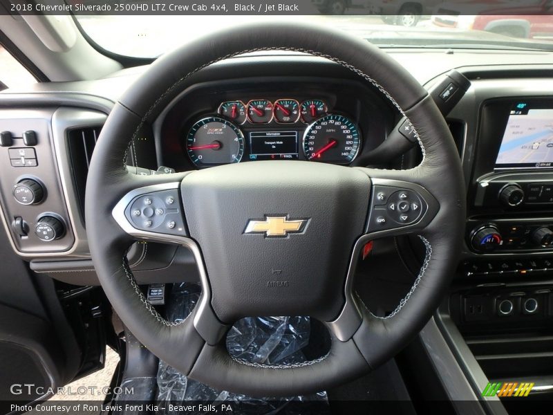 Black / Jet Black 2018 Chevrolet Silverado 2500HD LTZ Crew Cab 4x4
