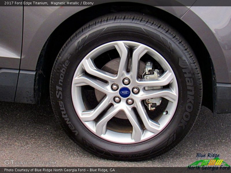 Magnetic Metallic / Ebony 2017 Ford Edge Titanium