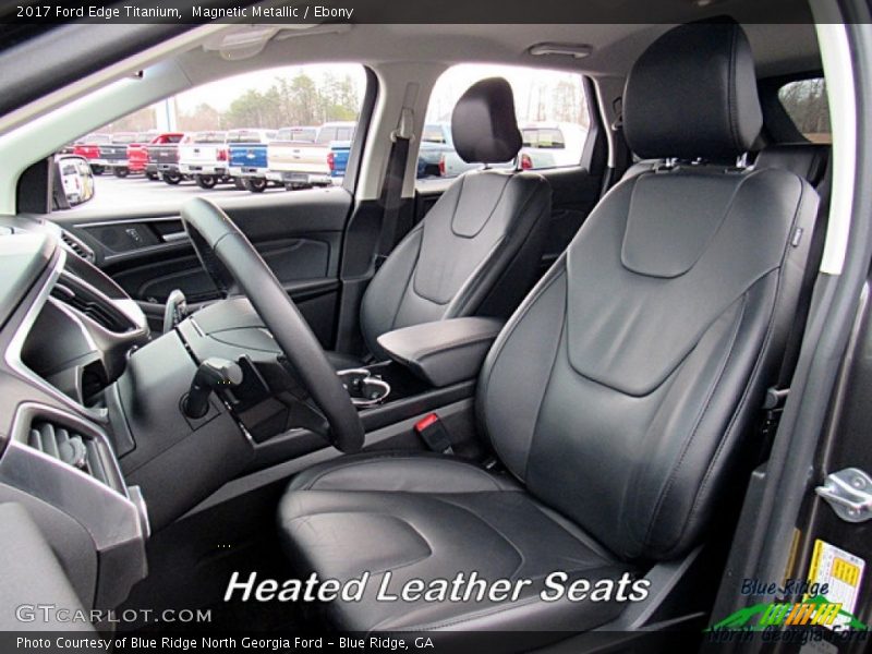 Magnetic Metallic / Ebony 2017 Ford Edge Titanium