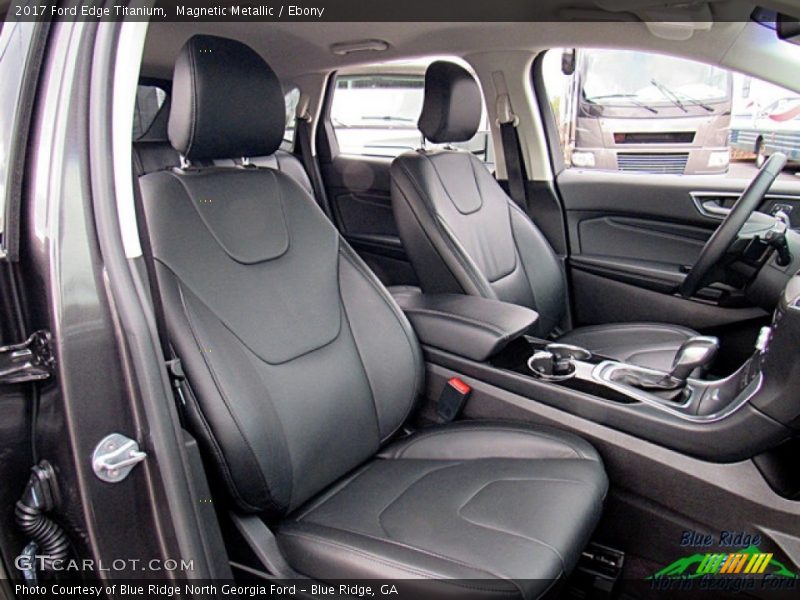 Magnetic Metallic / Ebony 2017 Ford Edge Titanium
