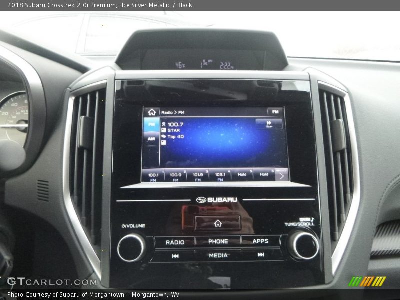 Ice Silver Metallic / Black 2018 Subaru Crosstrek 2.0i Premium