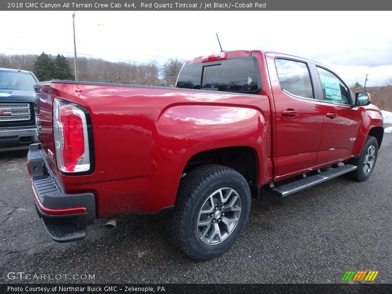 Red Quartz Tintcoat / Jet Black/­Cobalt Red 2018 GMC Canyon All Terrain Crew Cab 4x4