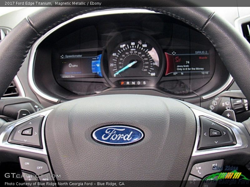 Magnetic Metallic / Ebony 2017 Ford Edge Titanium