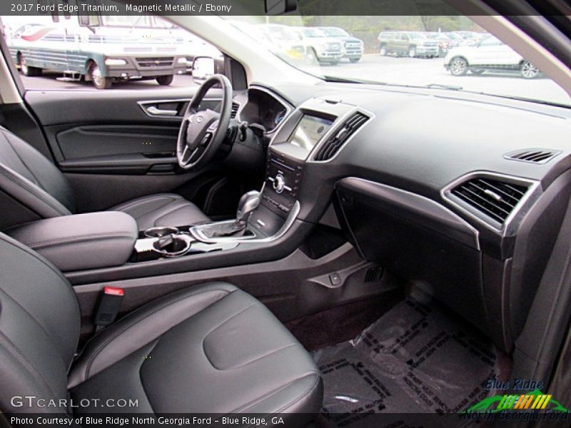 Magnetic Metallic / Ebony 2017 Ford Edge Titanium