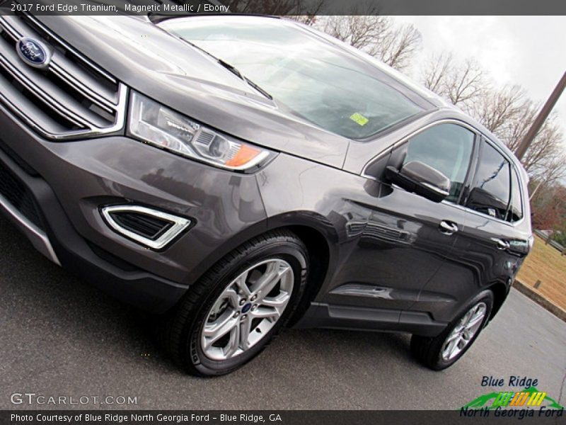Magnetic Metallic / Ebony 2017 Ford Edge Titanium
