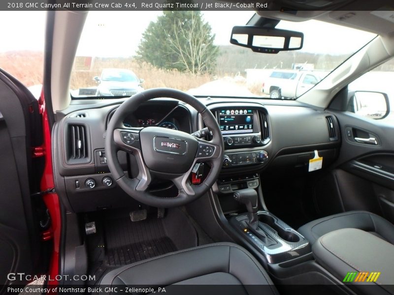 Red Quartz Tintcoat / Jet Black/­Cobalt Red 2018 GMC Canyon All Terrain Crew Cab 4x4
