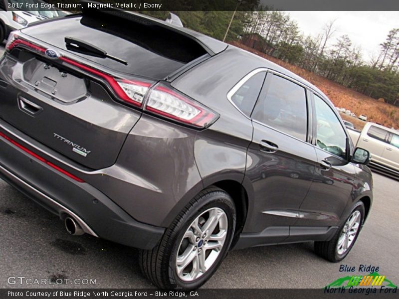 Magnetic Metallic / Ebony 2017 Ford Edge Titanium