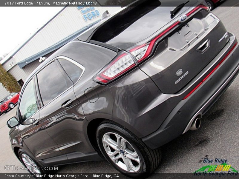 Magnetic Metallic / Ebony 2017 Ford Edge Titanium