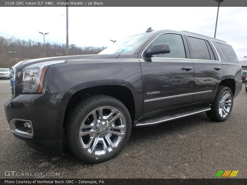 Iridium Metallic / Jet Black 2018 GMC Yukon SLT 4WD