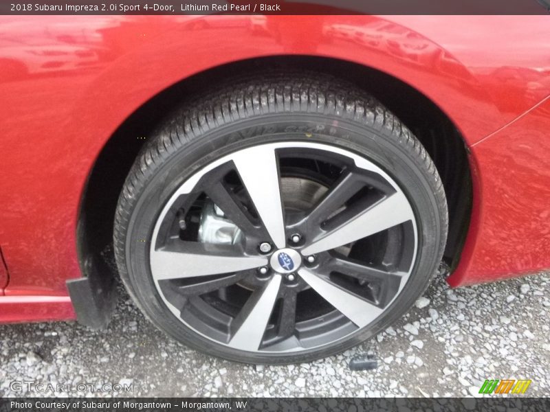 Lithium Red Pearl / Black 2018 Subaru Impreza 2.0i Sport 4-Door