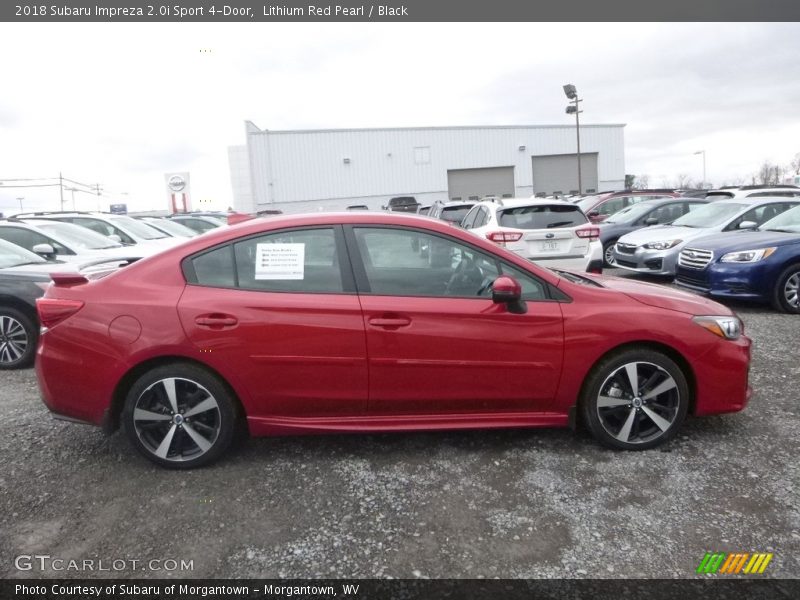 Lithium Red Pearl / Black 2018 Subaru Impreza 2.0i Sport 4-Door