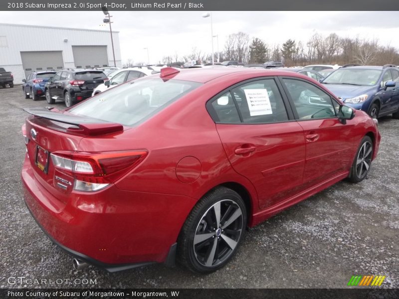 Lithium Red Pearl / Black 2018 Subaru Impreza 2.0i Sport 4-Door