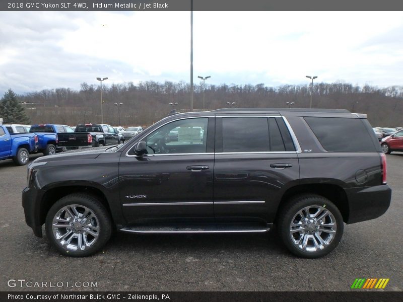 Iridium Metallic / Jet Black 2018 GMC Yukon SLT 4WD