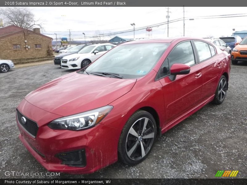 Lithium Red Pearl / Black 2018 Subaru Impreza 2.0i Sport 4-Door