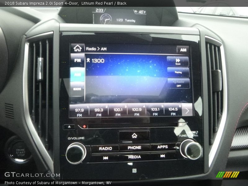 Lithium Red Pearl / Black 2018 Subaru Impreza 2.0i Sport 4-Door