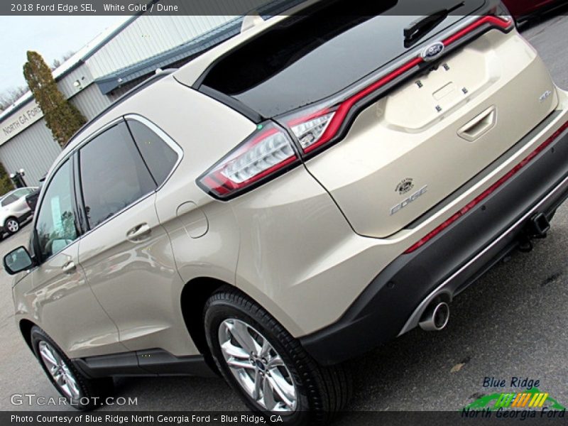 White Gold / Dune 2018 Ford Edge SEL