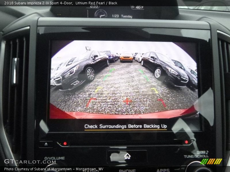 Lithium Red Pearl / Black 2018 Subaru Impreza 2.0i Sport 4-Door