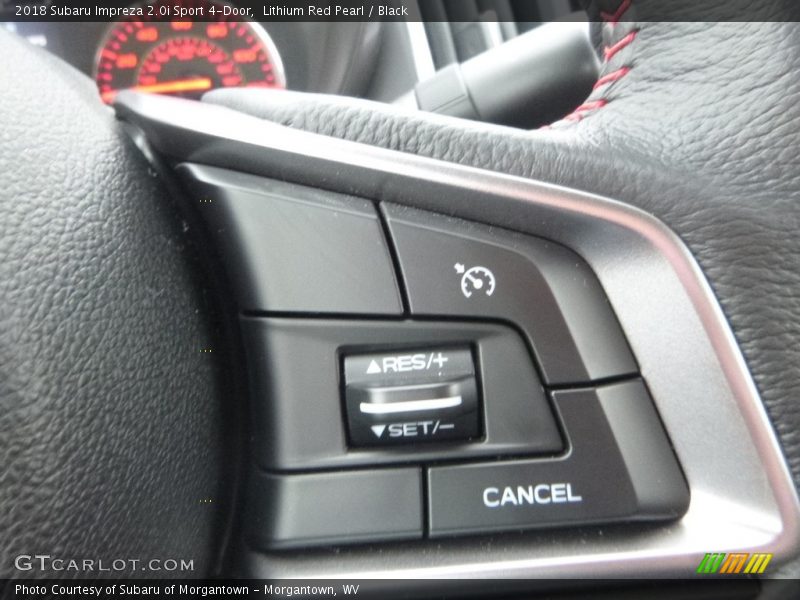 Lithium Red Pearl / Black 2018 Subaru Impreza 2.0i Sport 4-Door
