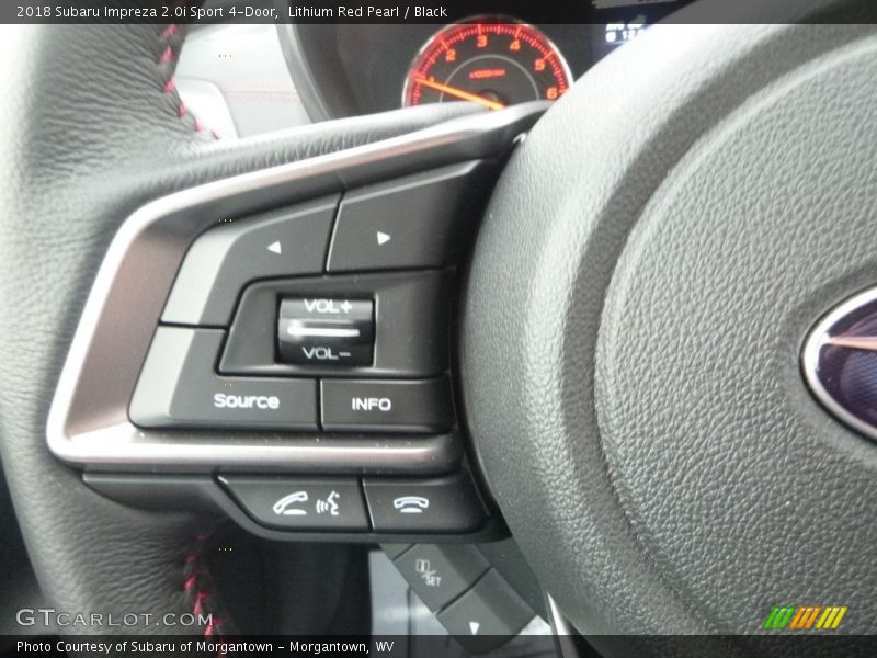 Lithium Red Pearl / Black 2018 Subaru Impreza 2.0i Sport 4-Door
