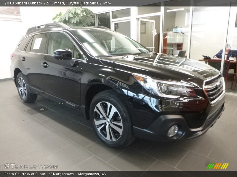 Crystal Black Silica / Ivory 2018 Subaru Outback 2.5i Limited