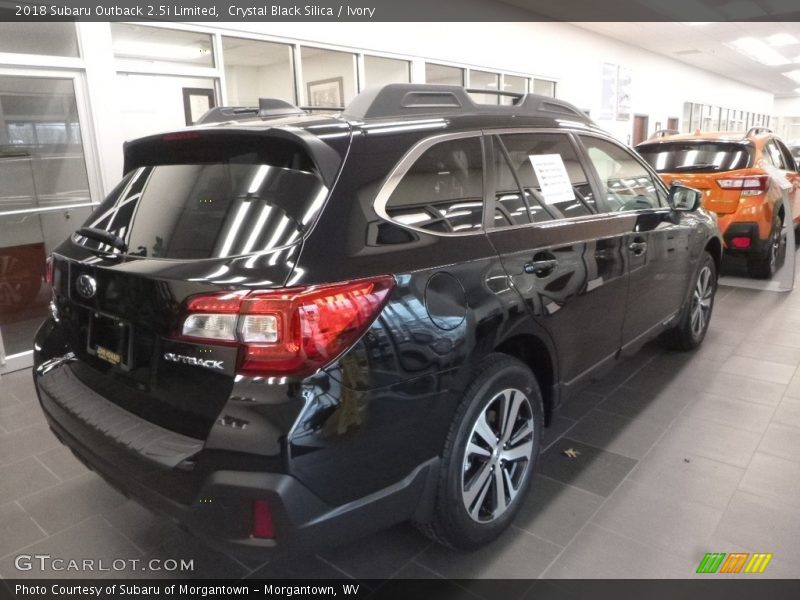 Crystal Black Silica / Ivory 2018 Subaru Outback 2.5i Limited