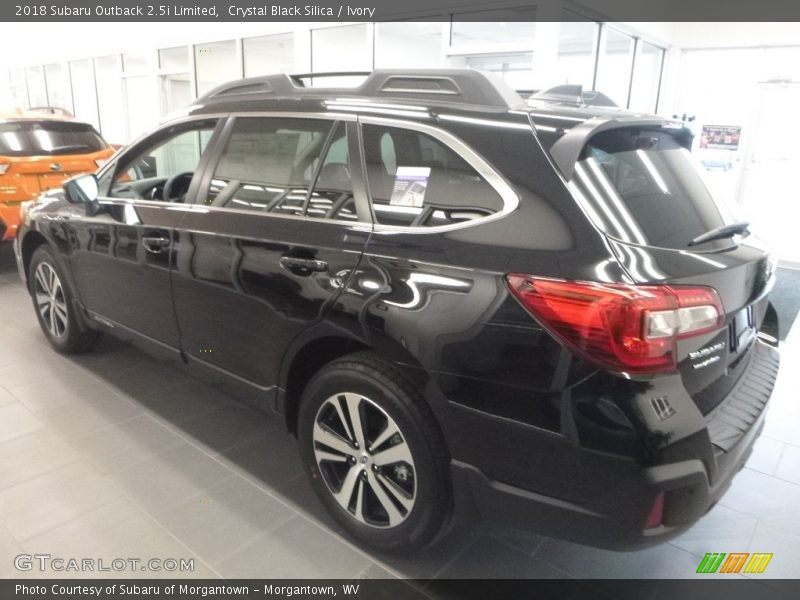 Crystal Black Silica / Ivory 2018 Subaru Outback 2.5i Limited