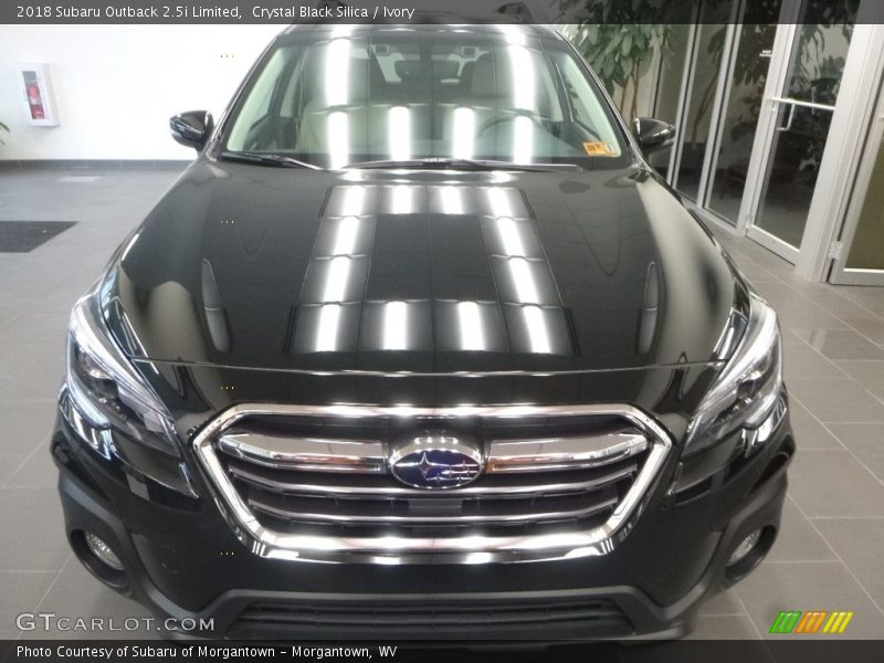 Crystal Black Silica / Ivory 2018 Subaru Outback 2.5i Limited