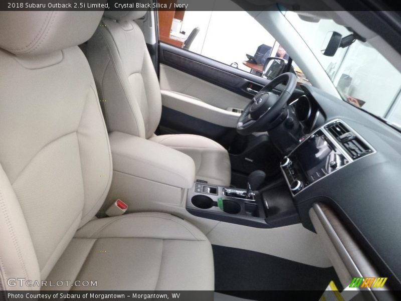 Crystal Black Silica / Ivory 2018 Subaru Outback 2.5i Limited
