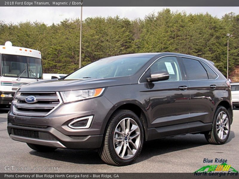 Magnetic / Ebony 2018 Ford Edge Titanium