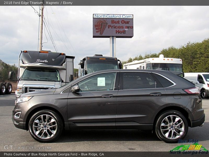 Magnetic / Ebony 2018 Ford Edge Titanium