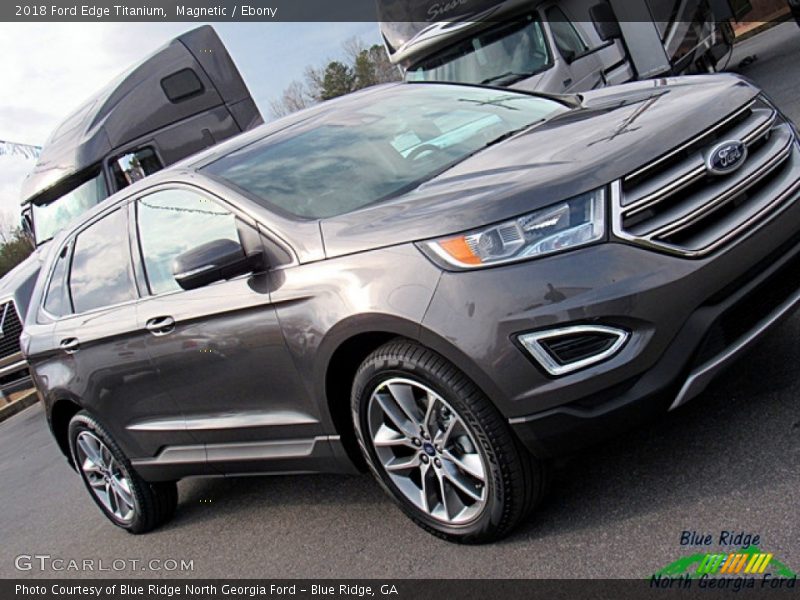 Magnetic / Ebony 2018 Ford Edge Titanium