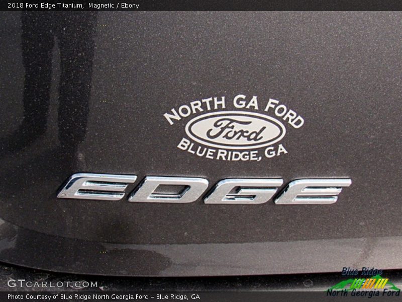 Magnetic / Ebony 2018 Ford Edge Titanium
