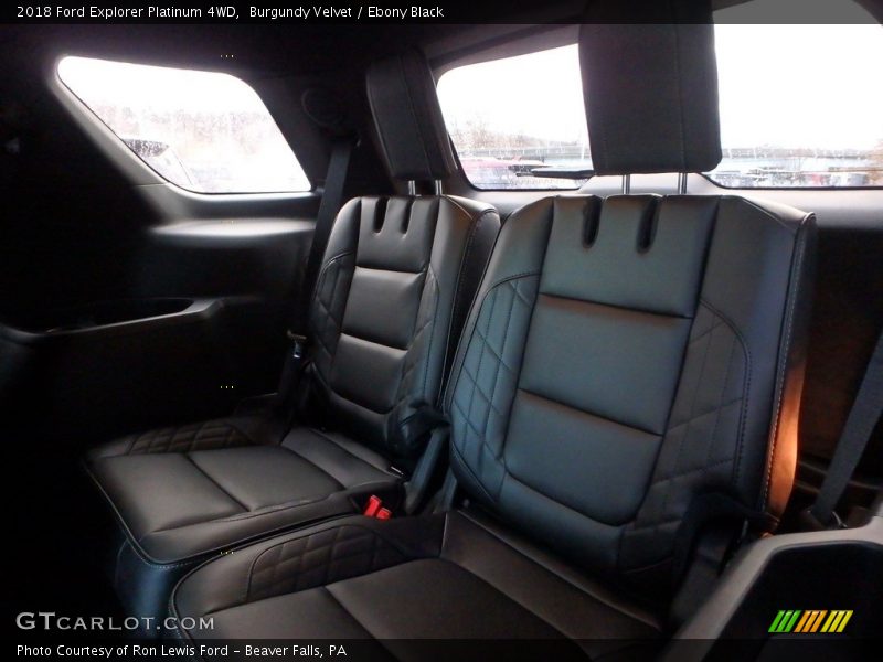 Burgundy Velvet / Ebony Black 2018 Ford Explorer Platinum 4WD